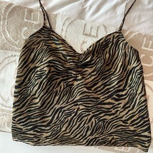 Nanushka animal print tank